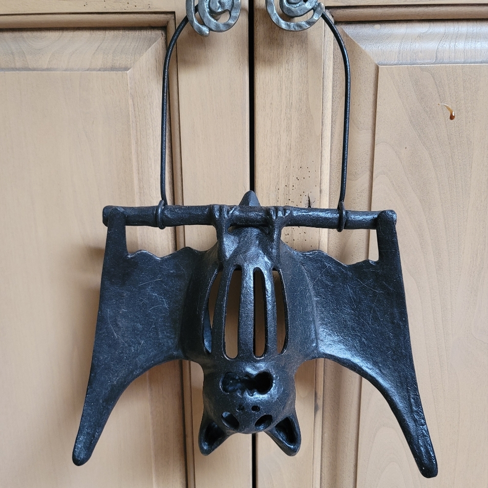 Pottery Barn Cast Aluminum Bat Tealight Holder